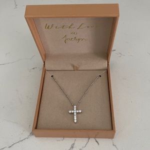 JACLYN ROXANNE - THE CROSS RHODIUM